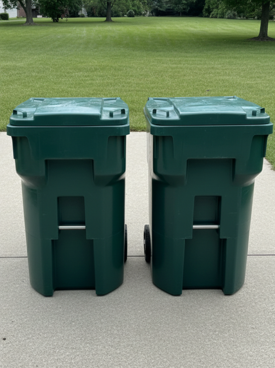 After Trash Bin Cleaning